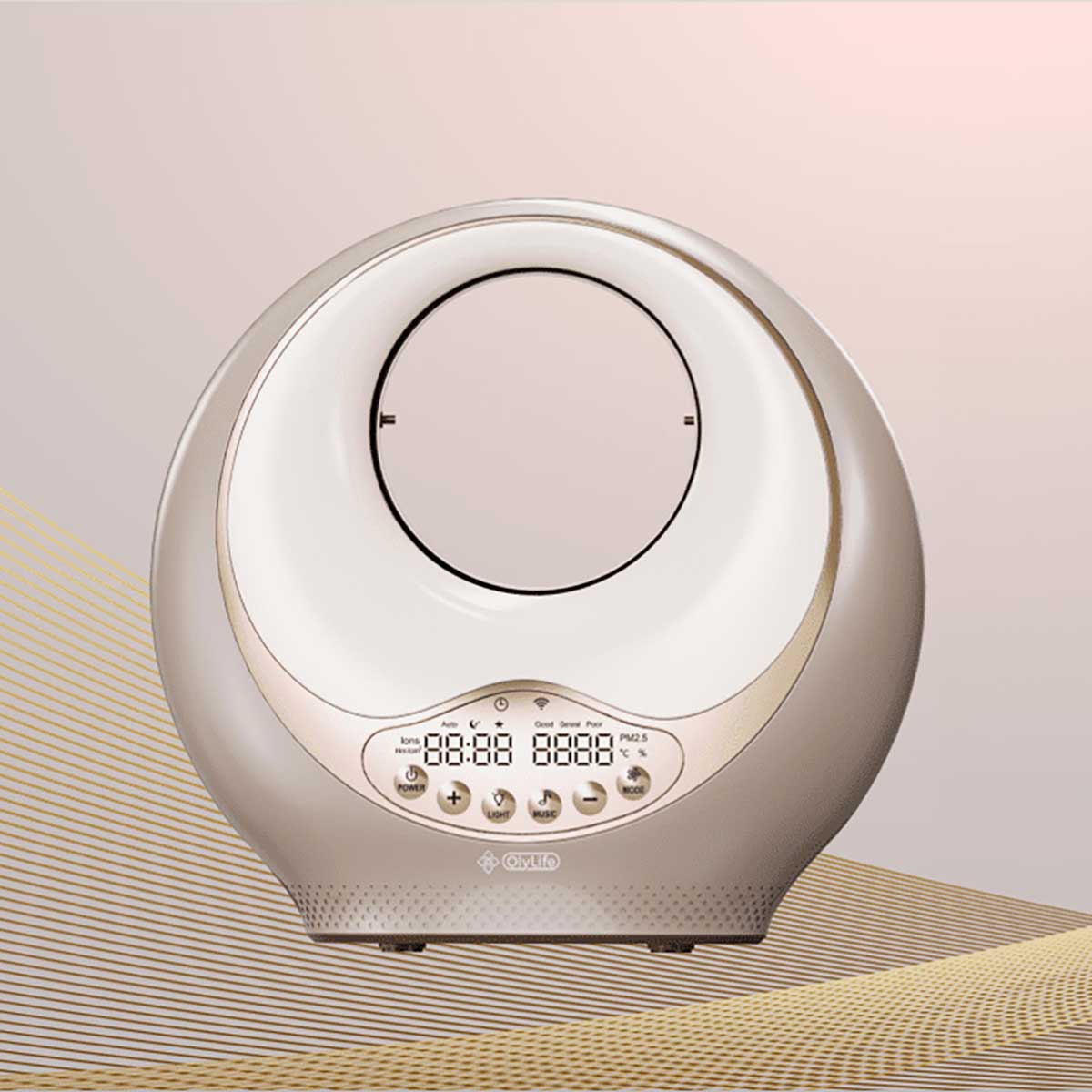 Smart Anion Air Purifier with HEPA & Ionization